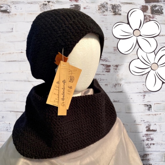 Juniper Spice Hat and Cowl Set (Crochet) - Picture 2 of 5